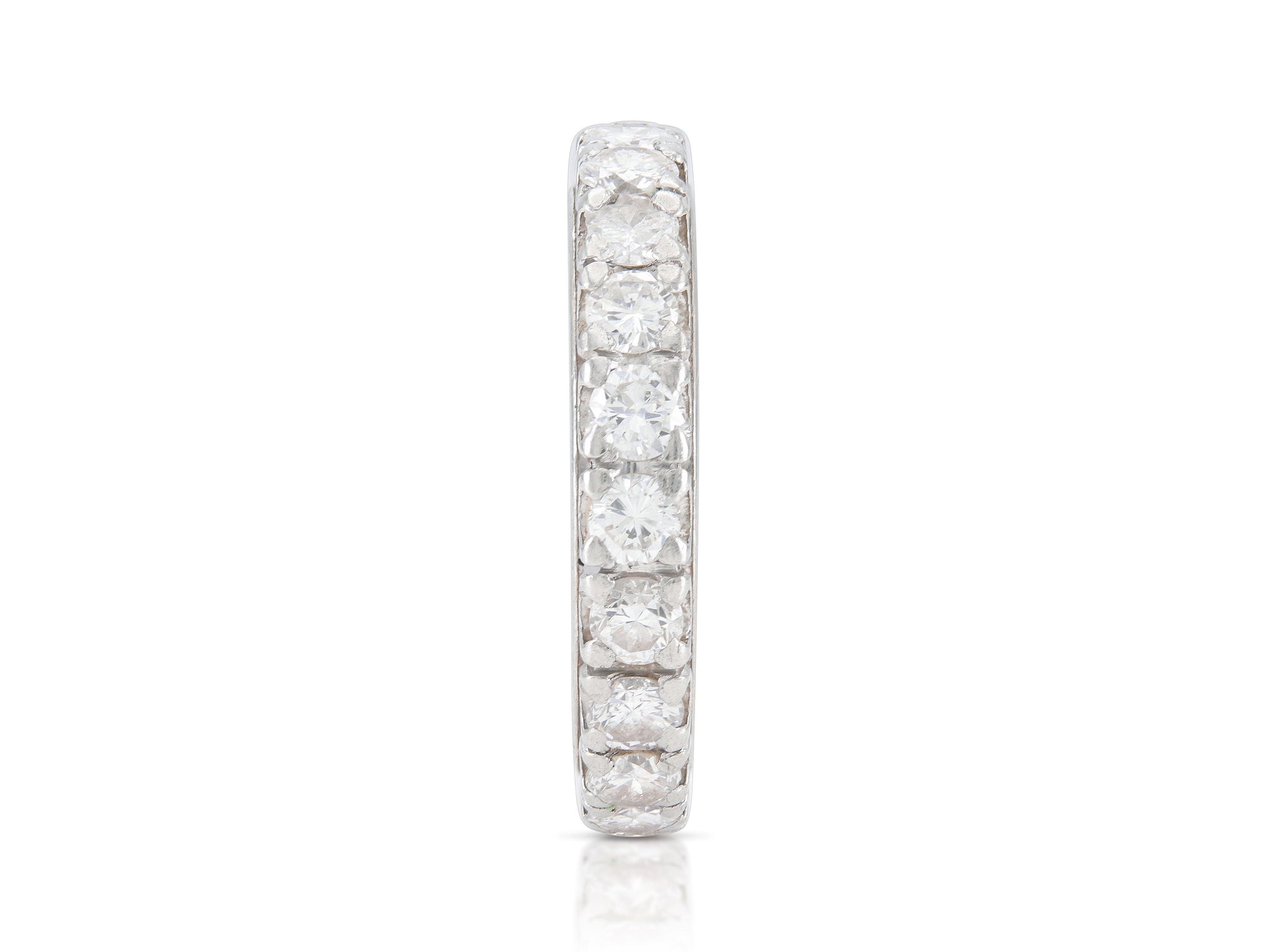 Vintage 1940s 1.50 Carat Diamond Eternity Band