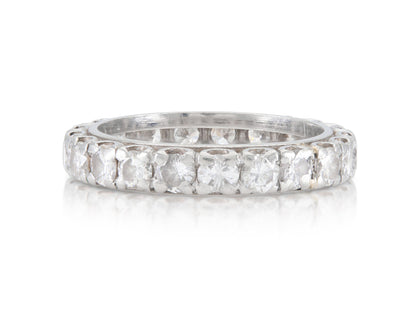 Vintage 1940s 1.50 Carat Diamond Eternity Band