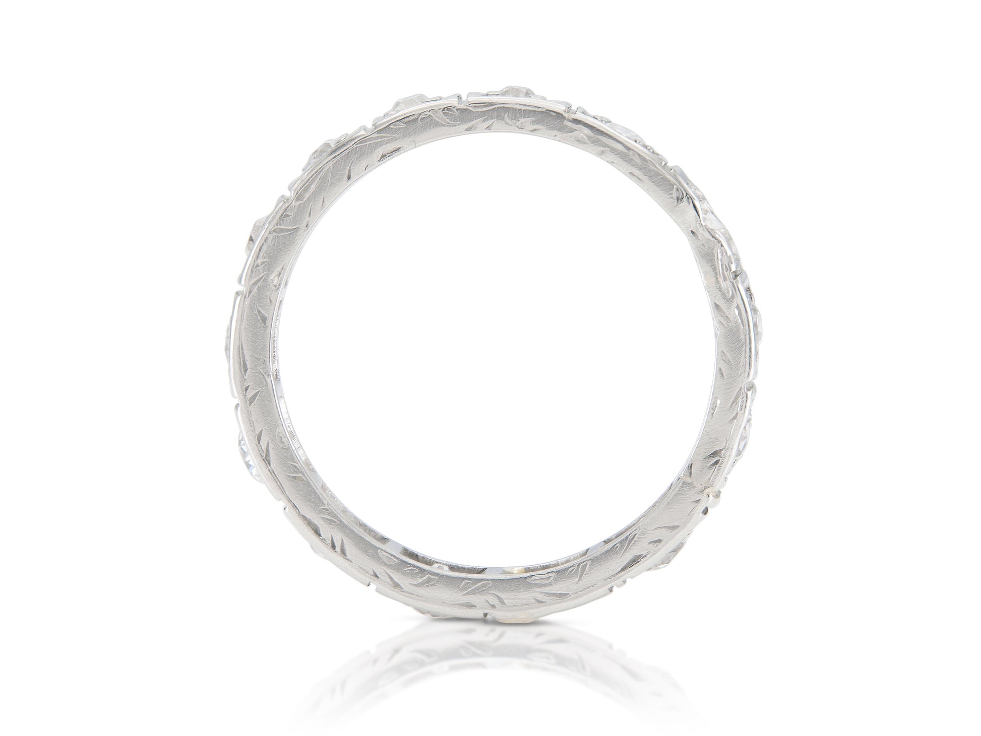 Antique Art Deco 1920s 1.00 Carat Diamond Eternity Band