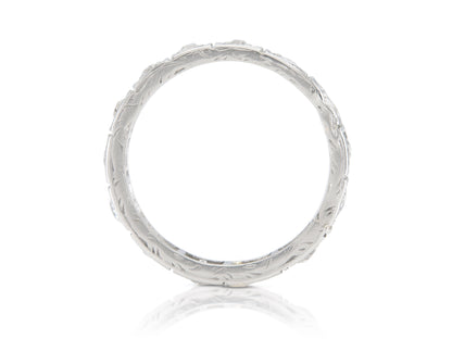 Antique Art Deco 1920s 1.00 Carat Diamond Eternity Band