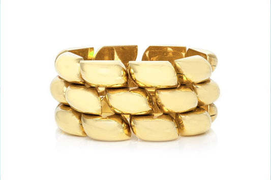 Vintage 1970s Gold Link Bracelet