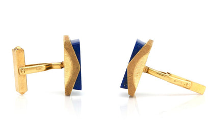 Vintage 1950s Lapis Lazuli Cufflinks