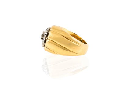 Antique Victorian Diamond Cluster Ring