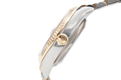 Rolex Two-Toned Logo Face Datejust Watch