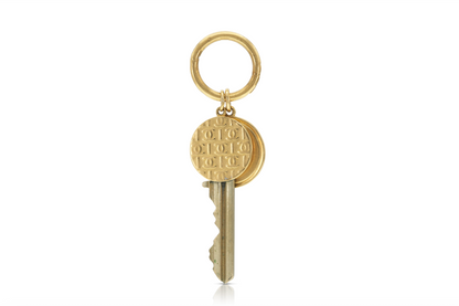 Vintage 1970s Gold Keychain Pendant