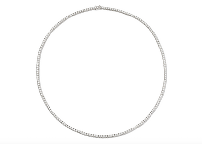 34.00 Carat Diamond Tennis Necklace