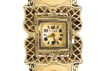 Vintage 1950s Kings Gold Bracelet Watch