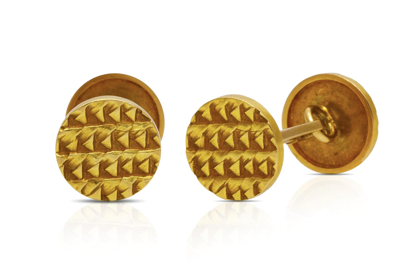 Antique Art Deco 1930s Gold Cufflinks