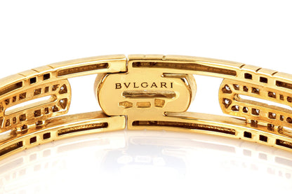 Vintage Bvlgari Parentesi Bracelet with Diamonds
