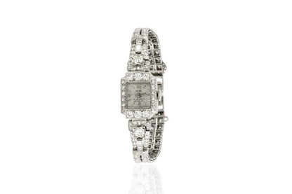 Vintage 1940s Kent 5.28 Carat Diamond Watch