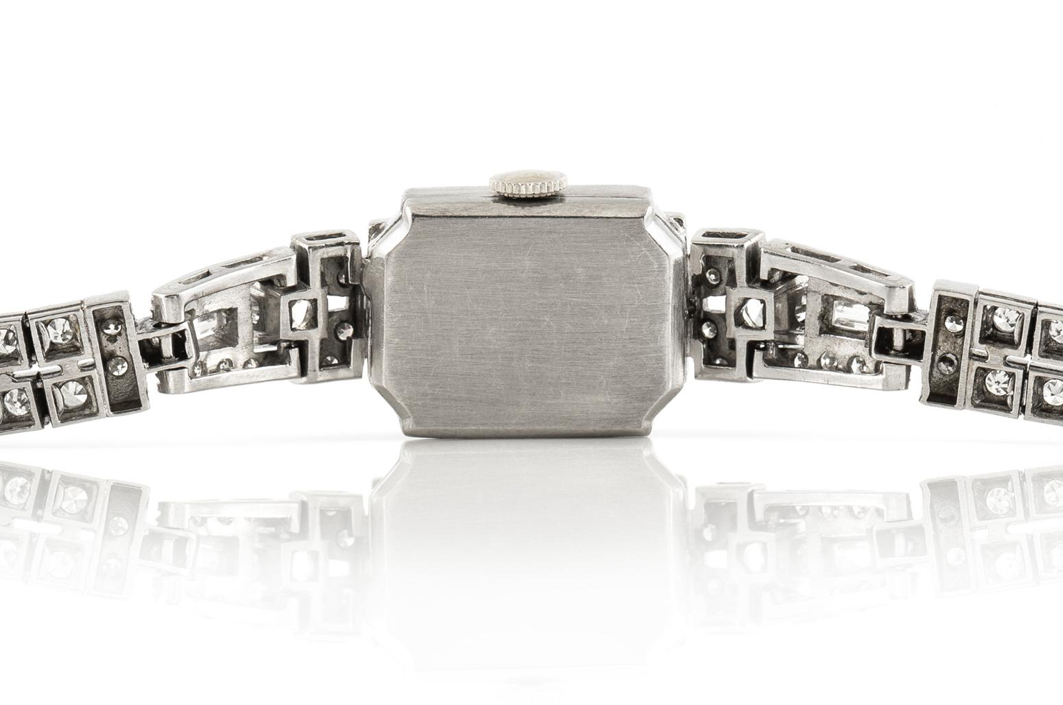 Vintage 1940s Kent 5.28 Carat Diamond Watch