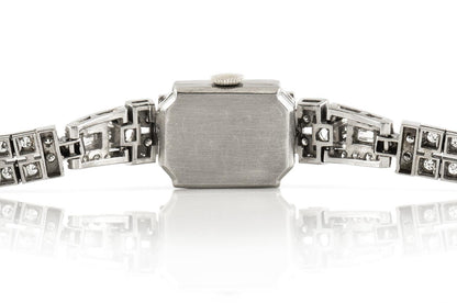 Vintage 1940s Kent 5.28 Carat Diamond Watch