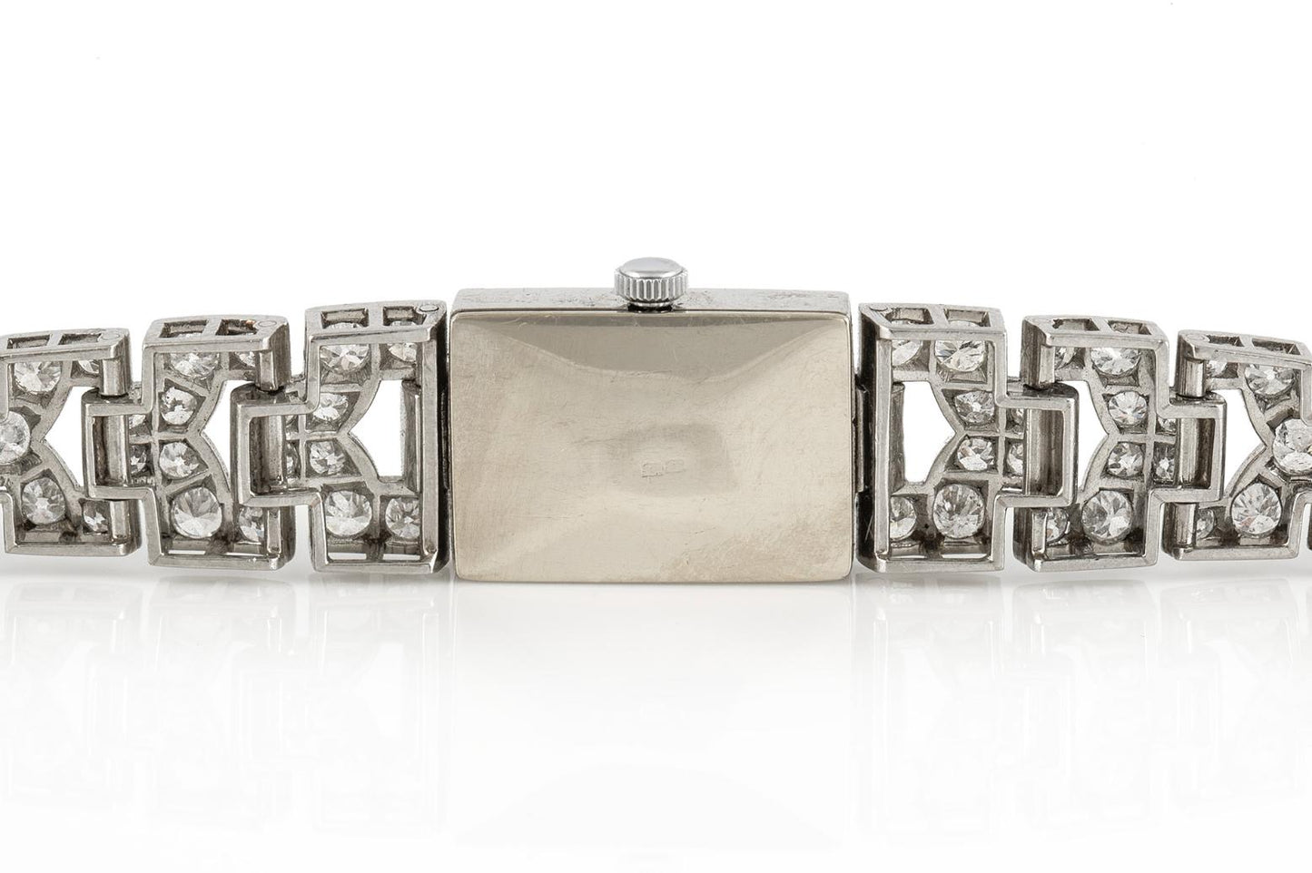 Antique Art Deco 1920s 10.00 Carat Diamond Watch
