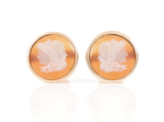 Antique Victorian Cameo Cufflinks