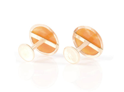 Antique Victorian Cameo Cufflinks