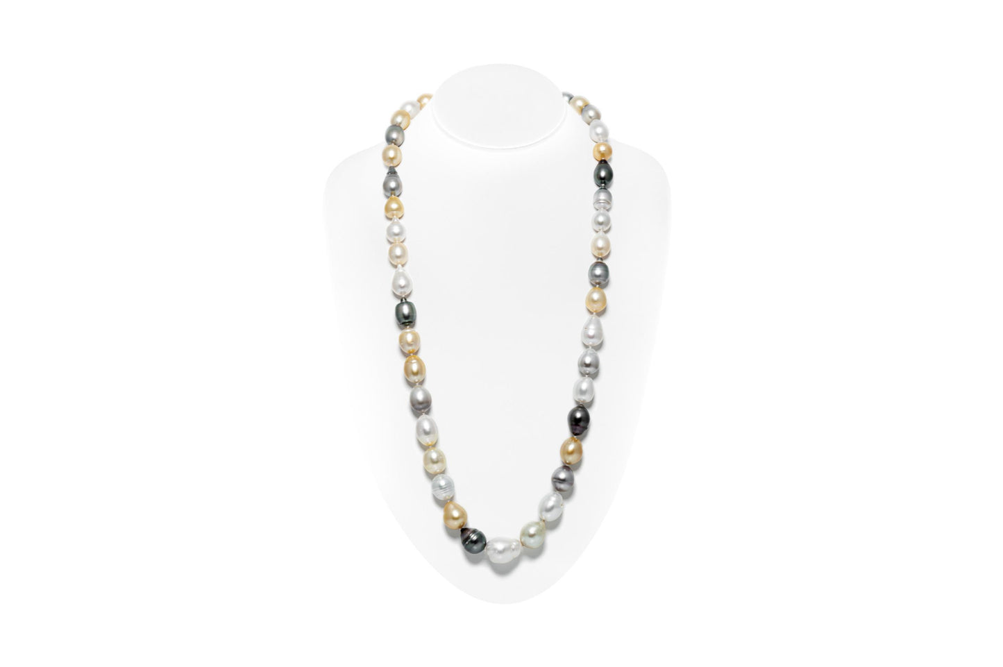 Multi-Color Baroque Pearl Necklace