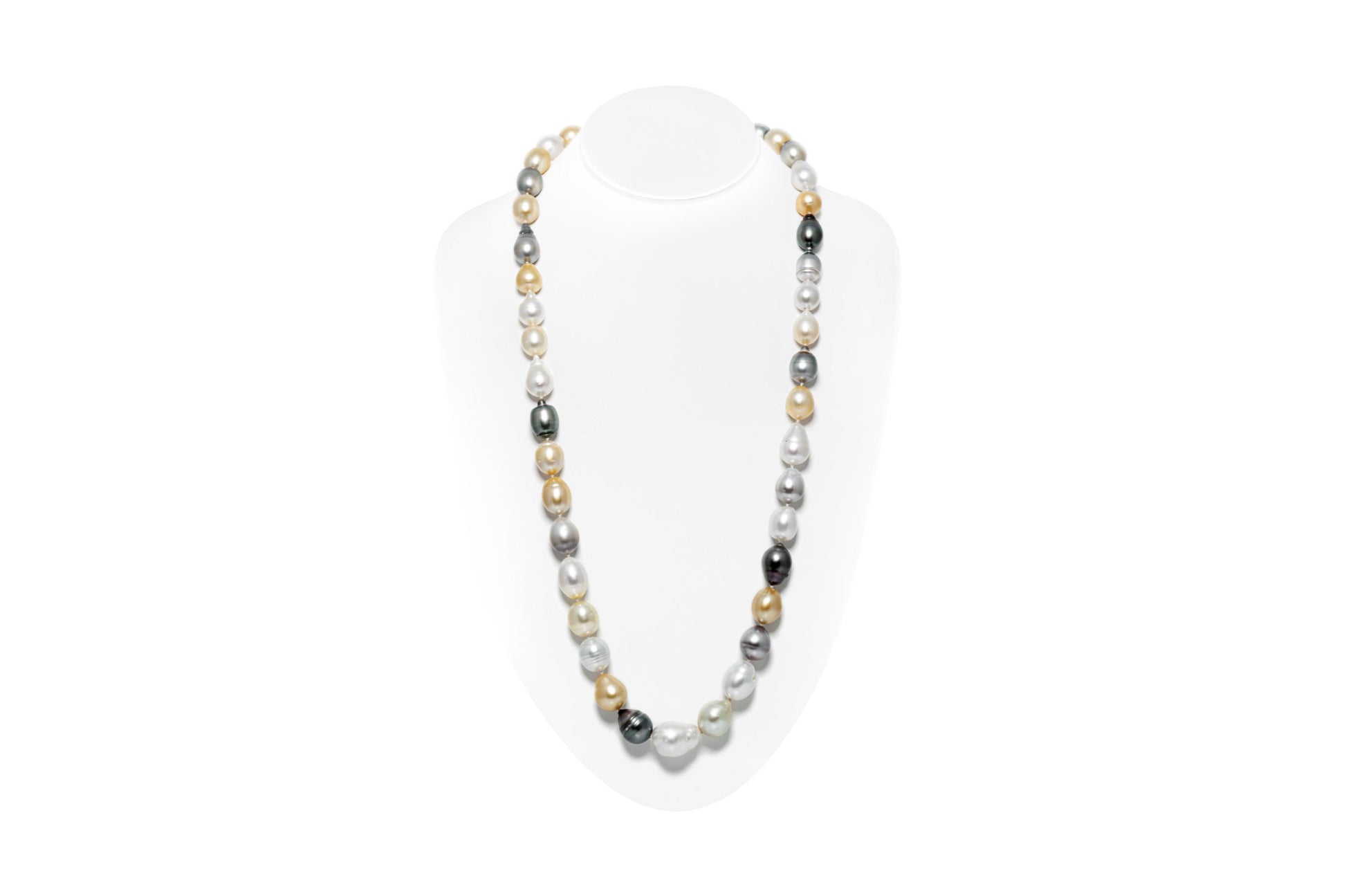 Multi-Color Baroque Pearl Necklace