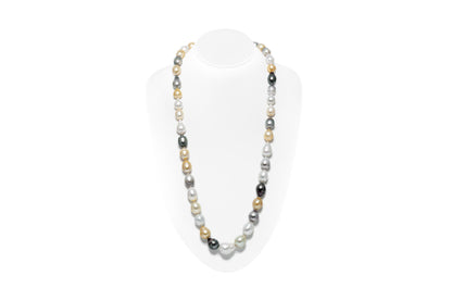 Multi-Color Baroque Pearl Necklace