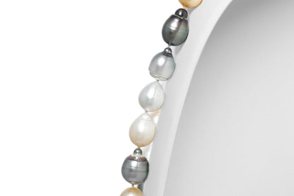 Multi-Color Baroque Pearl Necklace