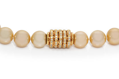 Golden Pearl Necklace