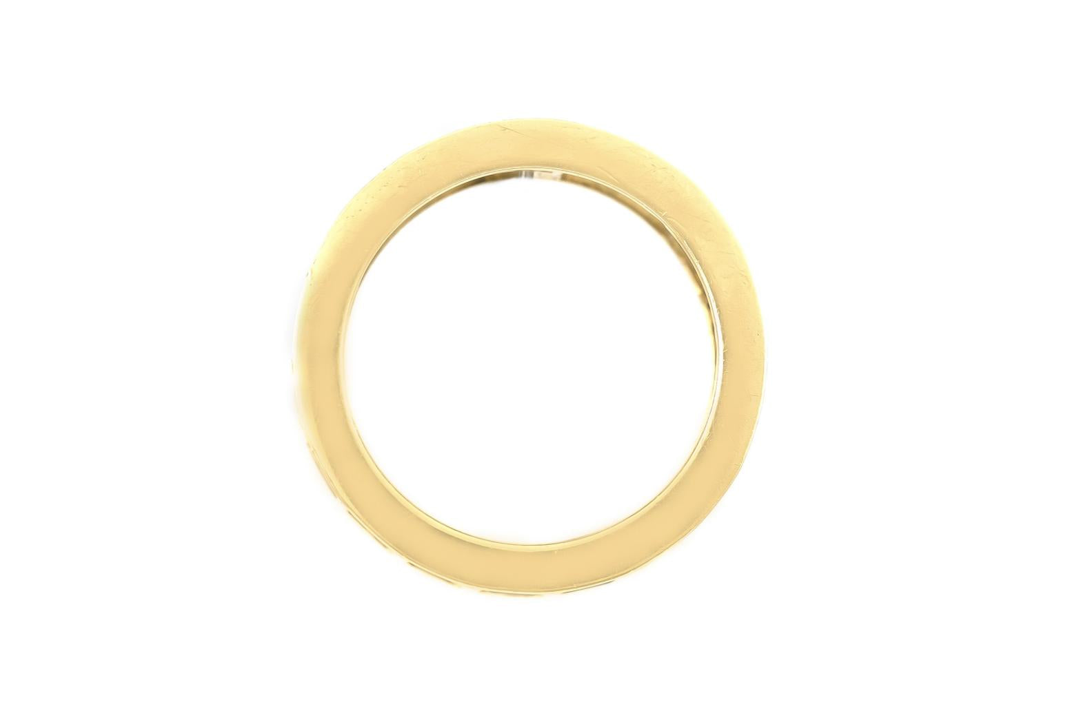 Vintage 1970s 2.60 Carat Sapphire and 1.90 Carat Diamond Band