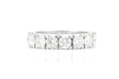 4.00 Carat Round Cut Diamond Eternity Band