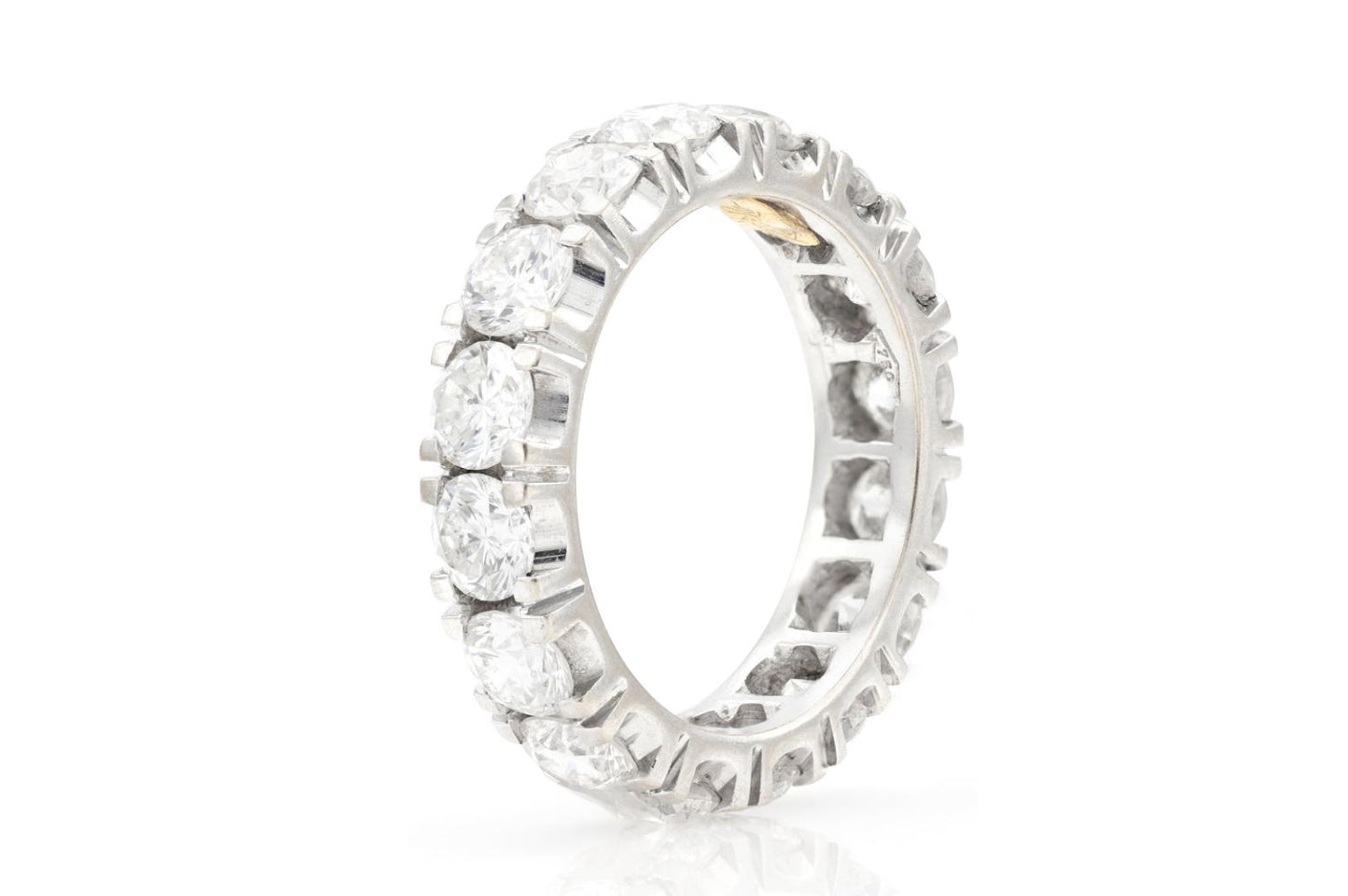 4.00 Carat Round Cut Diamond Eternity Band