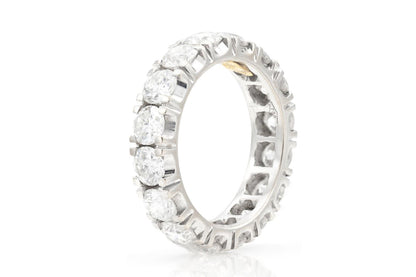 4.00 Carat Round Cut Diamond Eternity Band
