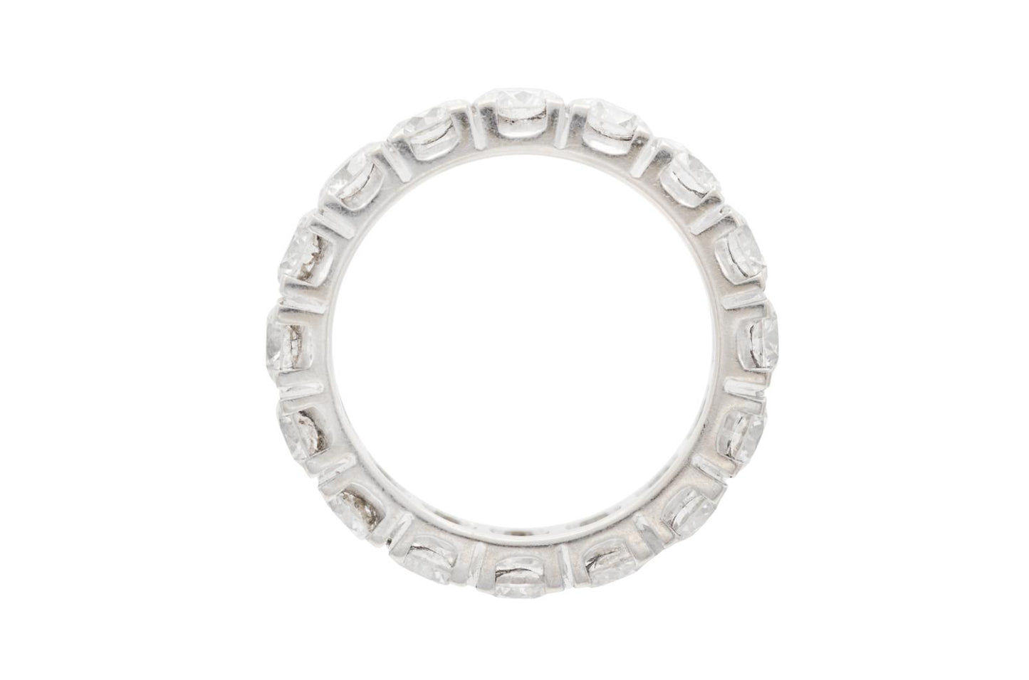 4.00 Carat Round Cut Diamond Eternity Band