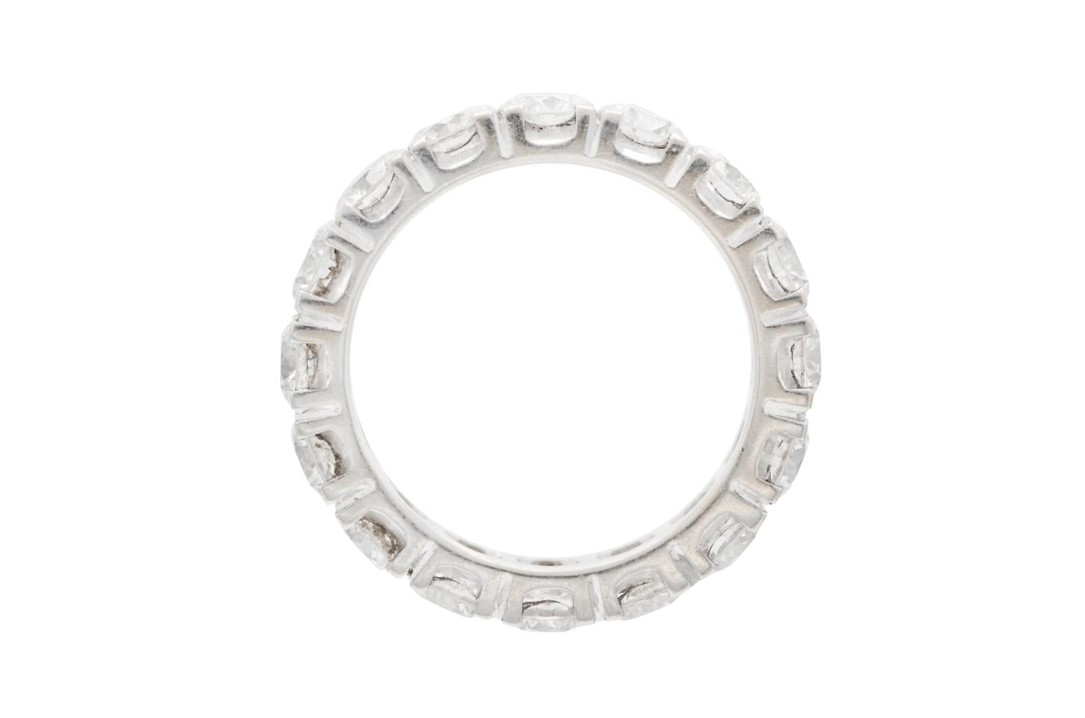 4.00 Carat Round Cut Diamond Eternity Band
