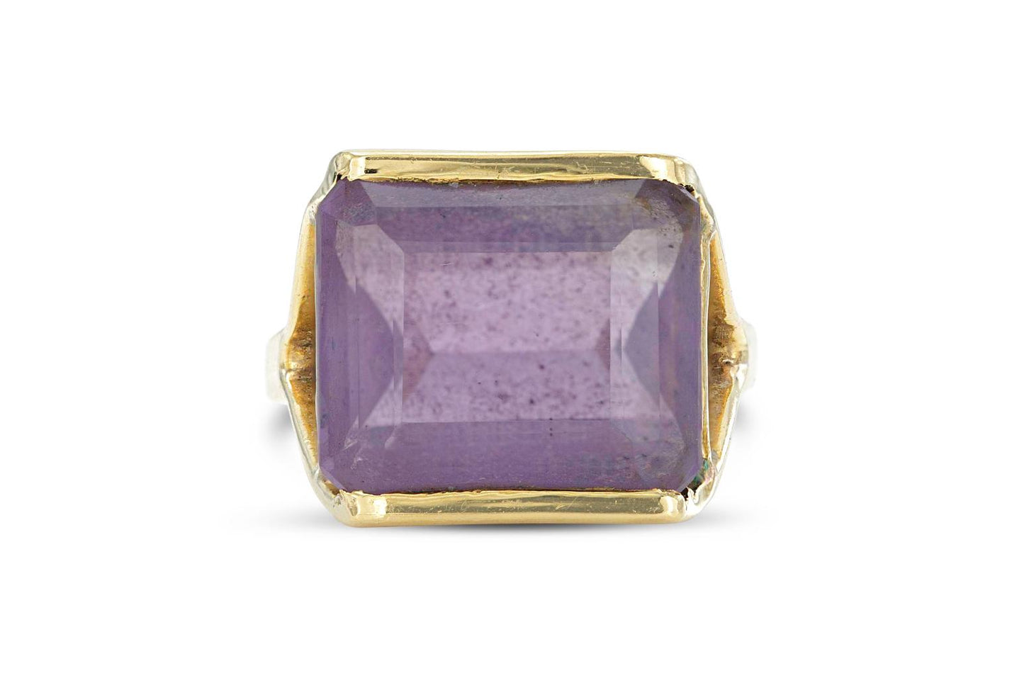 Vintage 1980s 10.00 Carat Amethyst Ring