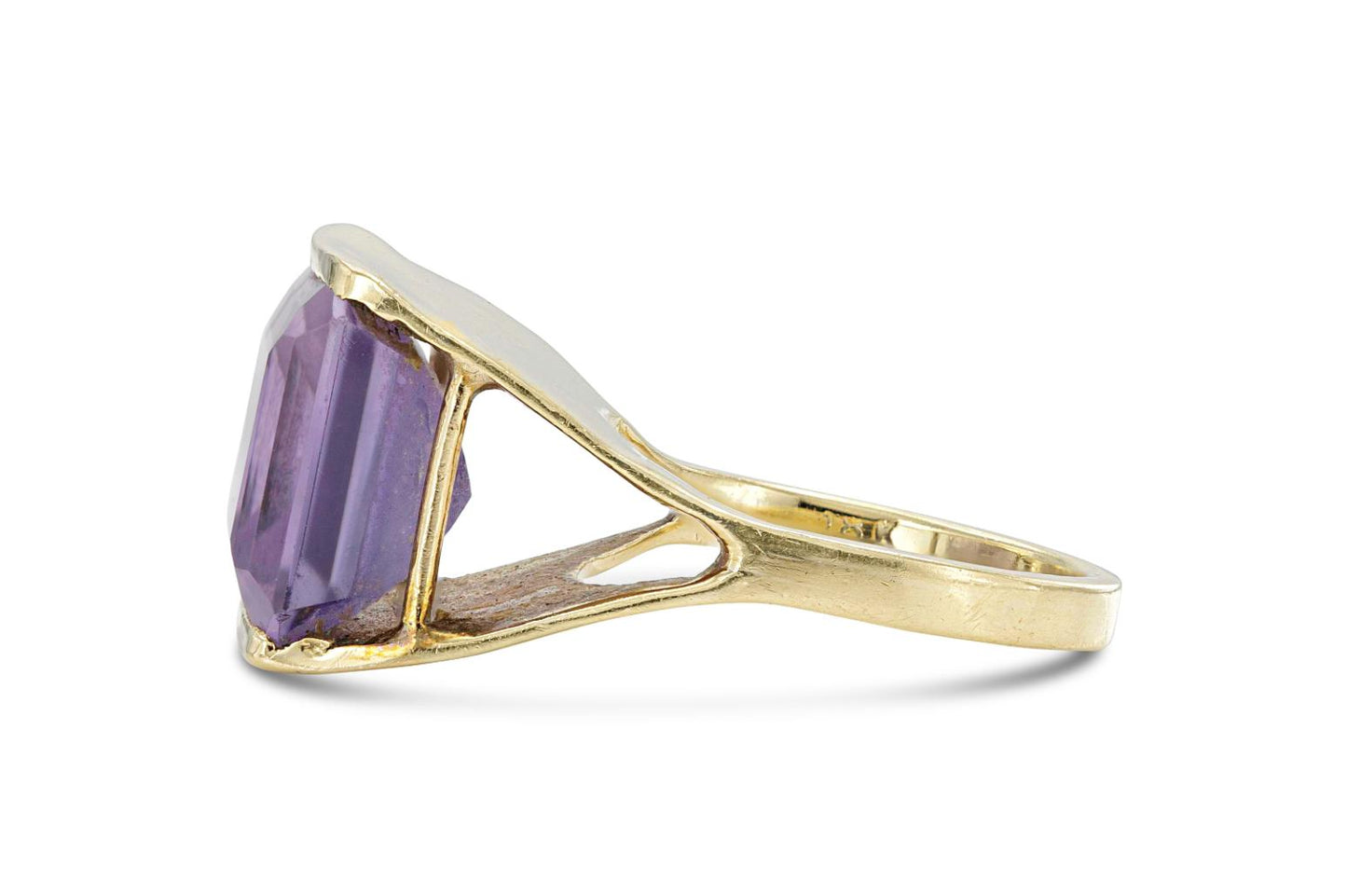 Vintage 1980s 10.00 Carat Amethyst Ring