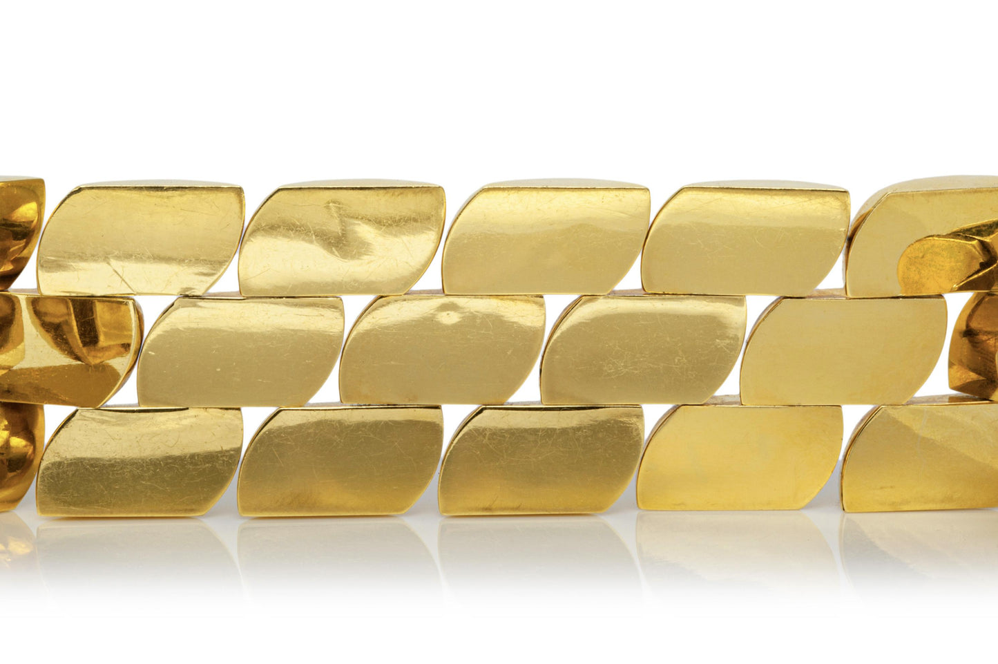 Vintage 1970s Gold Link Bracelet
