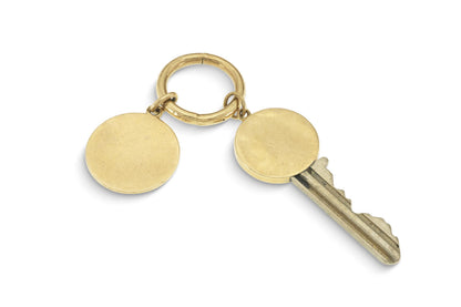 Vintage 1970s Gold Keychain Pendant