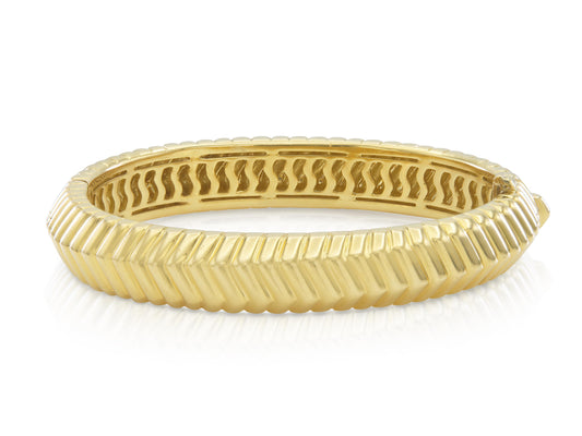 Vintage 1990s Tiffany & Co. Cordis Hinged Bangle Bracelet