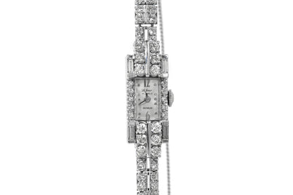 Vintage 1940s Le Jour 5.00 Carat Diamond Watch