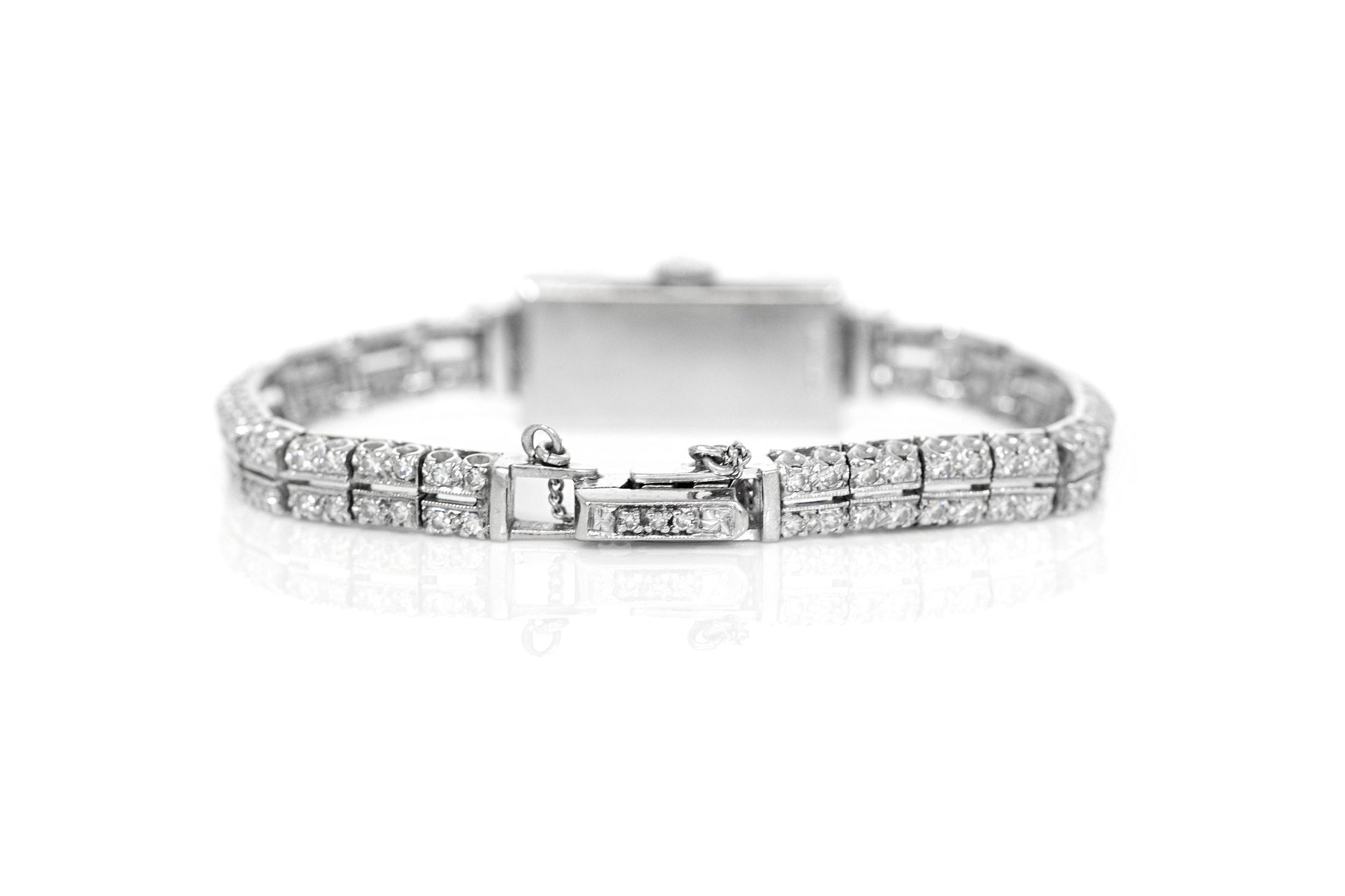 Vintage 1940s Le Jour 5.00 Carat Diamond Watch