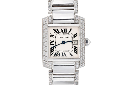 Cartier Tank Frances Watch with Diamonds