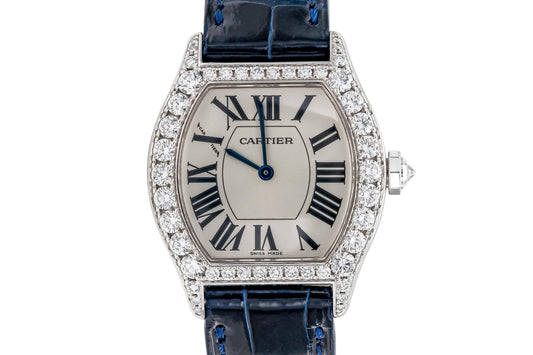 Cartier Tortue Watch with Diamonds