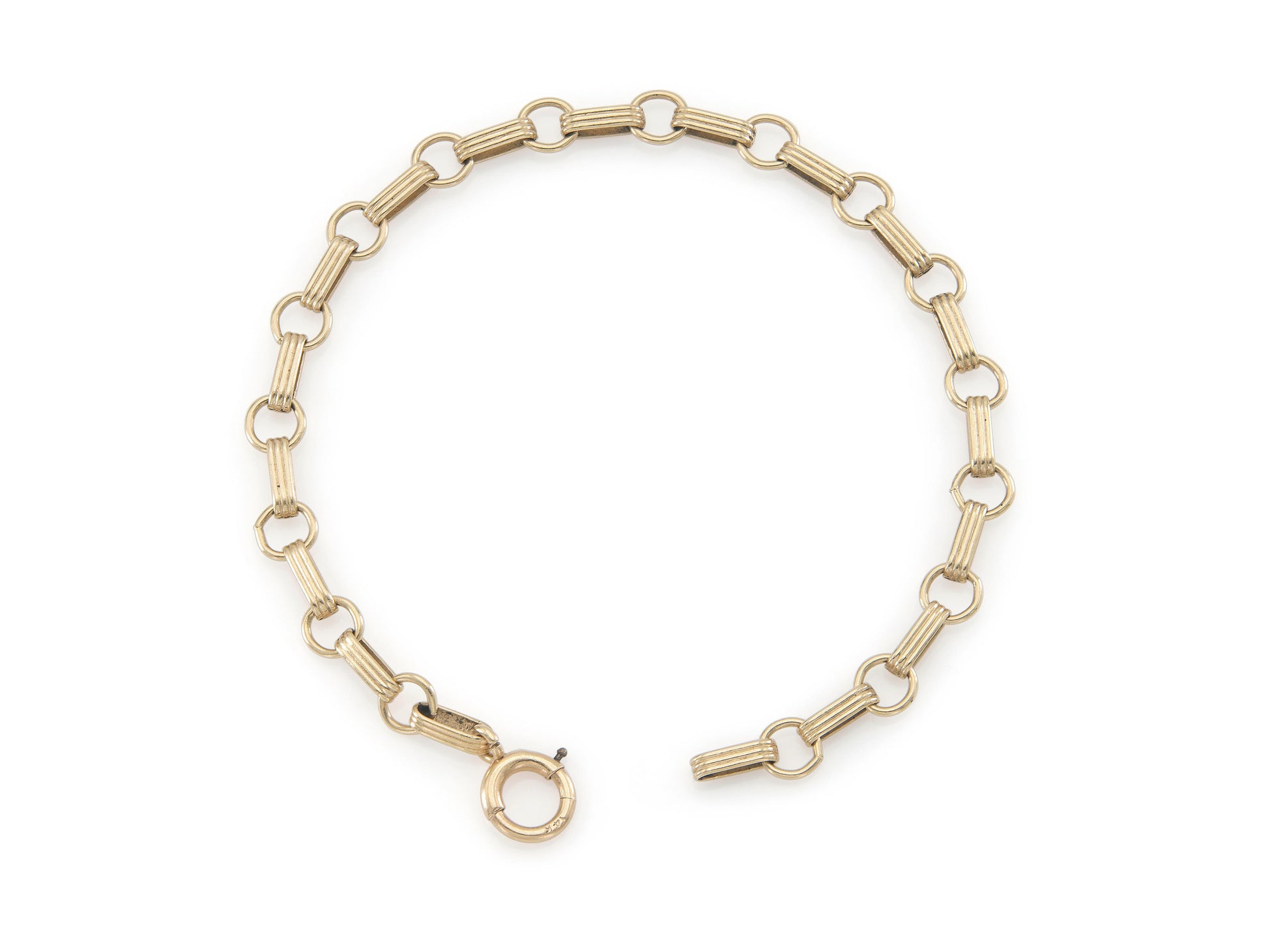 Vintage 1950s Gold Link Bracelet