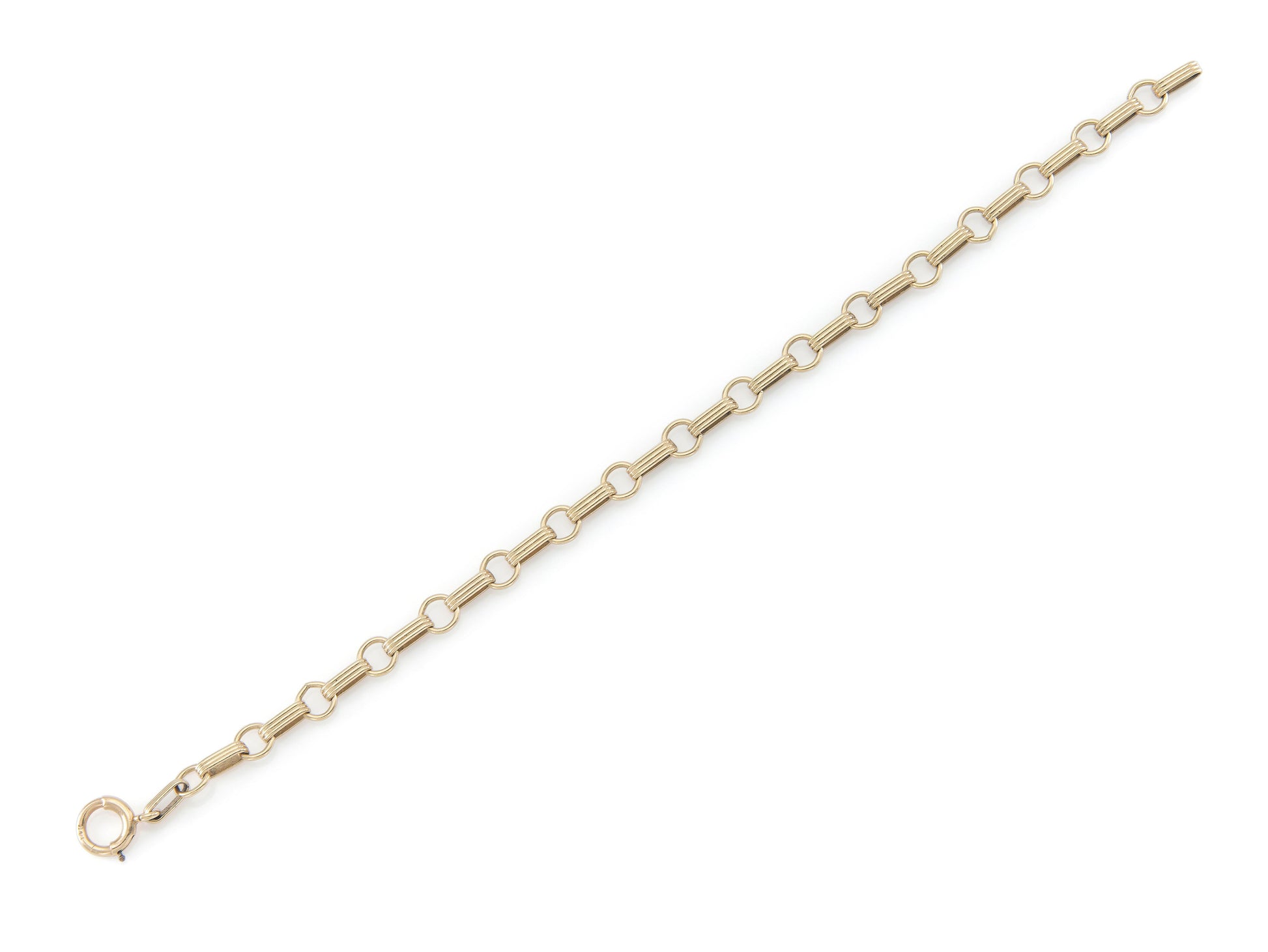 Vintage 1950s Gold Link Bracelet