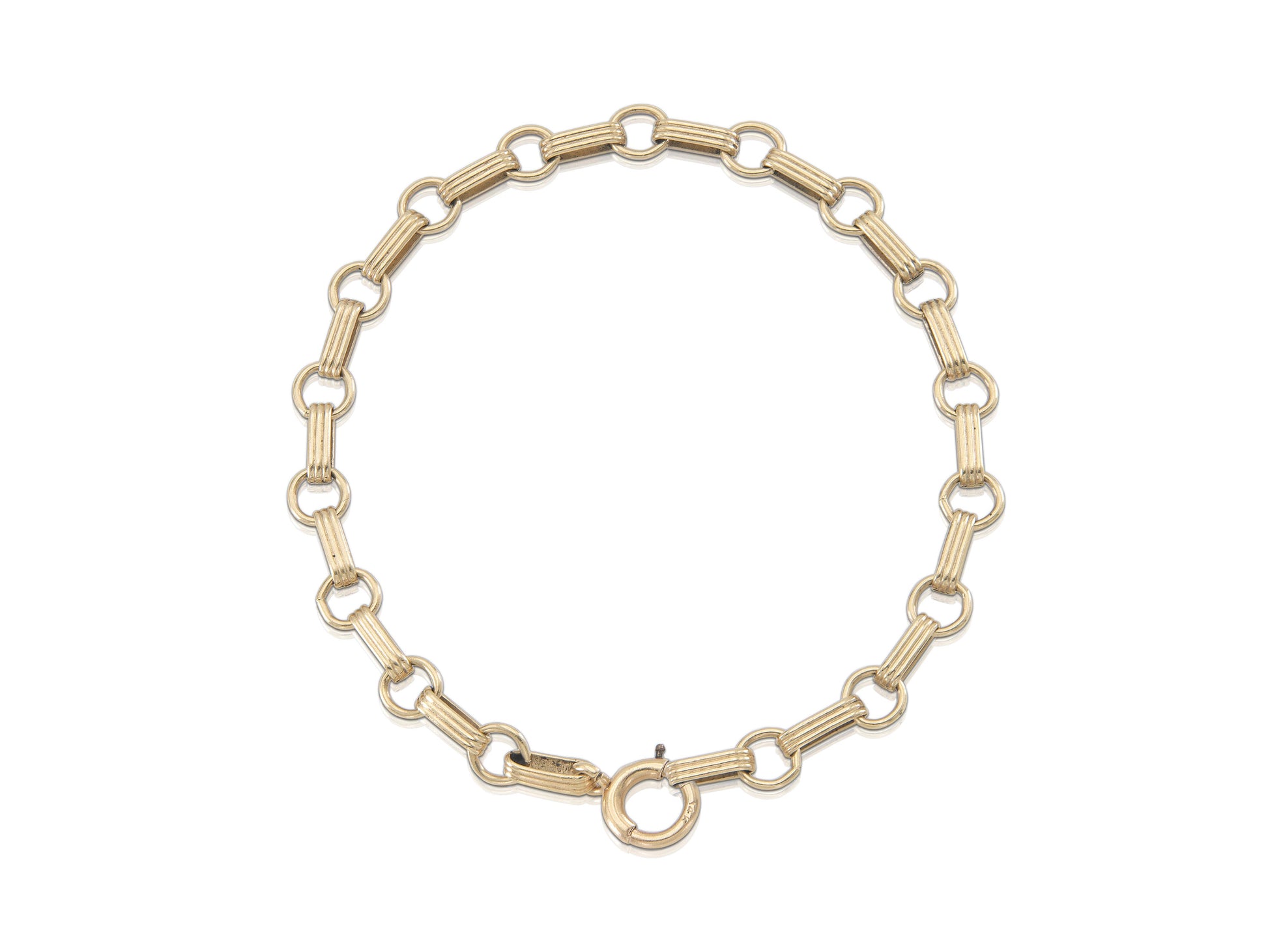 Vintage 1950s Gold Link Bracelet