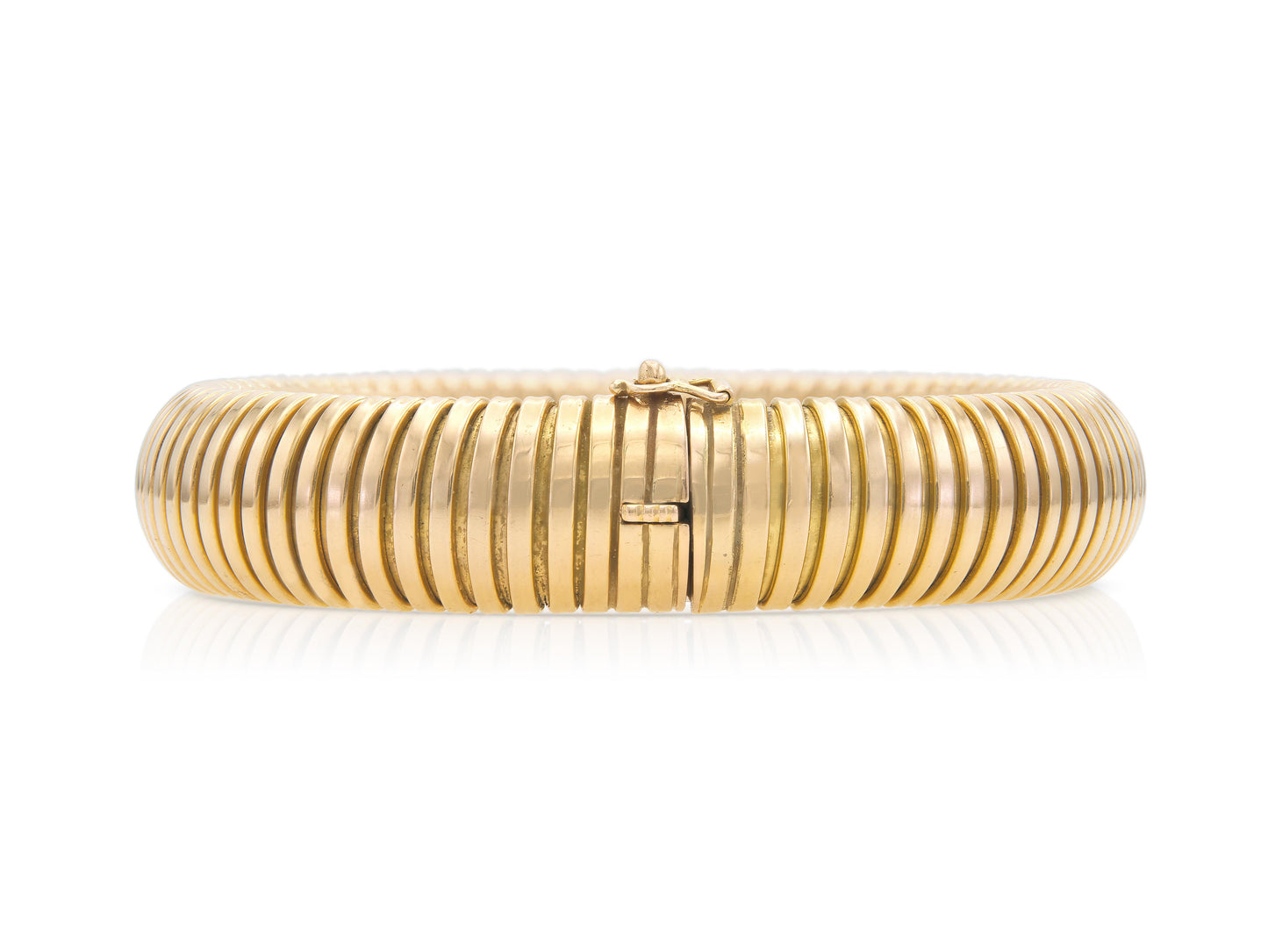 Vintage 1940s Rose Gold Tubogas Bracelet