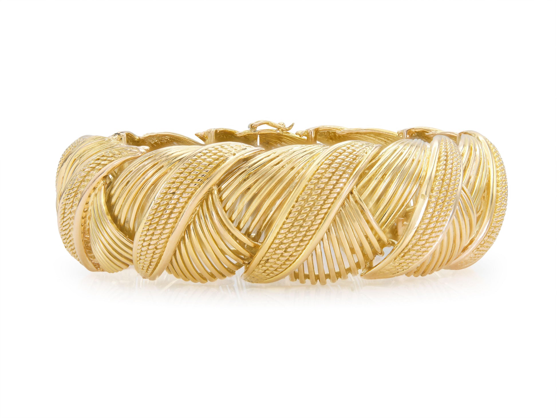 Vintage 1940s Retro Gold Bracelet