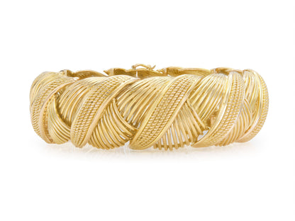 Vintage 1940s Retro Gold Bracelet