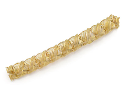 Vintage 1940s Retro Gold Bracelet