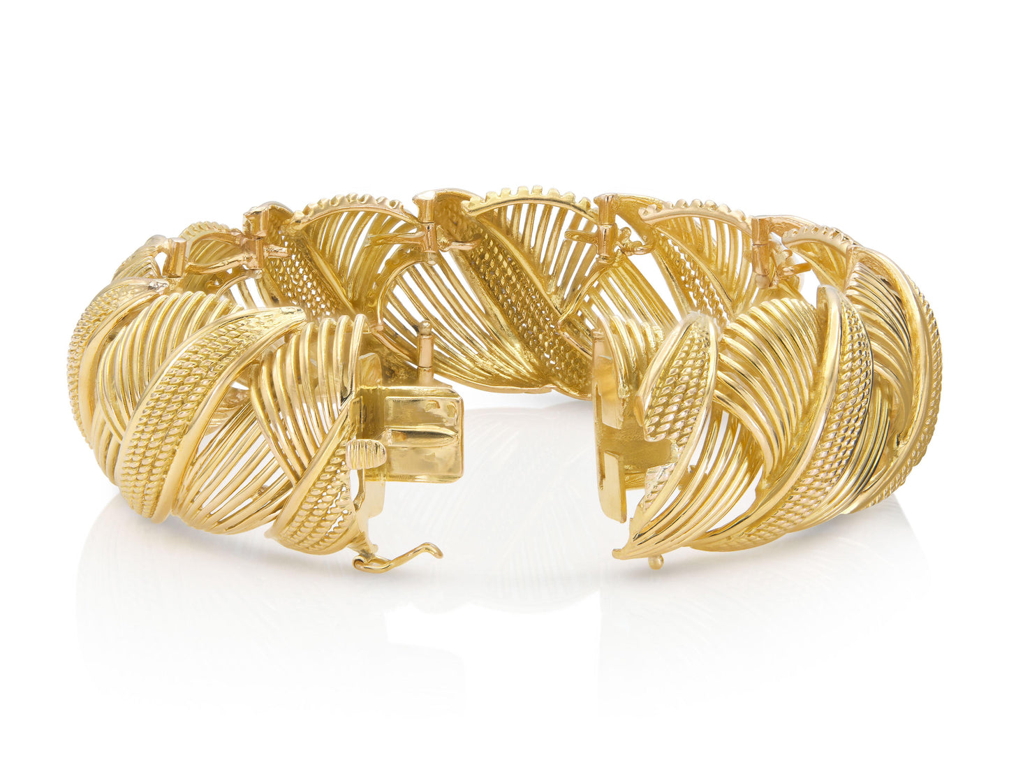 Vintage 1940s Retro Gold Bracelet