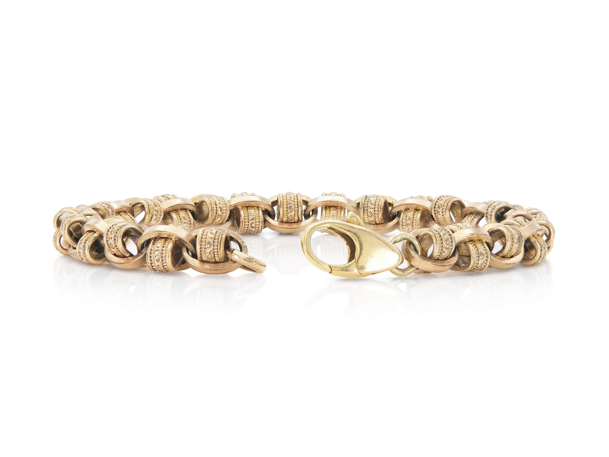 Antique Victorian Gold Link Bracelet
