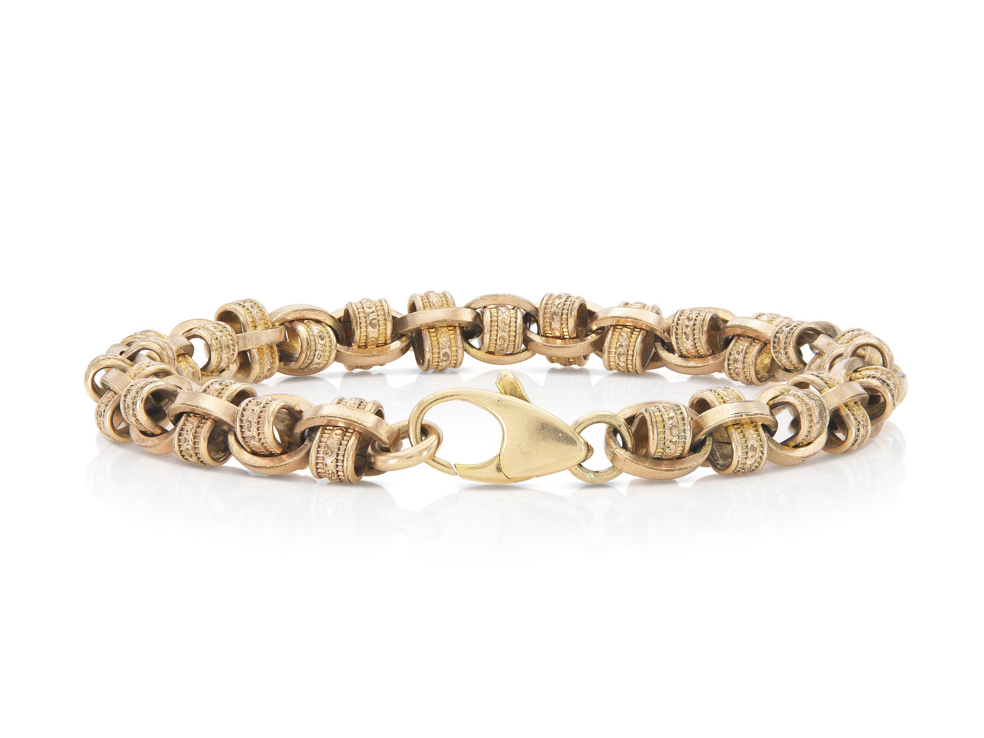 Antique Victorian Gold Link Bracelet