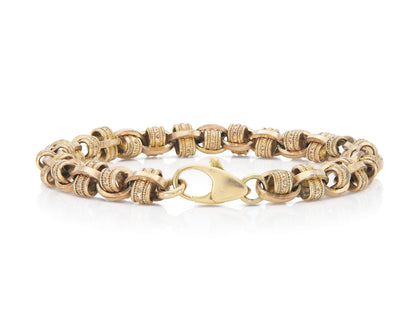 Antique Victorian Gold Link Bracelet
